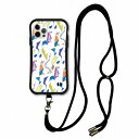 【お買い物マラソン 10%OFFクーポン】 スマホショルダー付 スカラー iPhone14 ケース 耐衝撃 i-coronケース iPhone16e 16 15 SE 第3世代 第2世代 スマホケース 全機種対応 スマホカバー scolar キツネ ネコ アート scr50182-neck