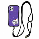 【超ポイントバック祭 10%OFFクーポン】 スマホショルダー付 スカラー iPhone 16e ケース 耐衝撃 i-coronケース iPhone16 15 14 Pro 13 12 Mini スマホケース 全機種対応 スマホカバー scolar 猫アップリケ パープル scr50226-neck