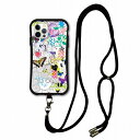 【お買い物マラソン 10%OFFクーポン】 スマホショルダー付 スカラー iPhone14 ケース 耐衝撃 i-coronケース iPhone16e 16 15 SE 第3世代 第2世代 スマホケース 全機種対応 スマホカバー scolar スカラコ 蝶 メルヘンデザイン scr50230-neck