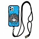 【お買い物マラソン 10%OFFクーポン】 スマホショルダー付 スカラー iPhone14 ケース 耐衝撃 i-coronケース iPhone16e 16 15 SE 第3世代 第2世代 スマホケース 全機種対応 スマホカバー scolar ドット ブルー スカラーちゃん scr50238-neck