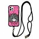 【お買い物マラソン 10%OFFクーポン】 スマホショルダー付 スカラー iPhone14 ケース 耐衝撃 i-coronケース iPhone16e 16 15 SE 第3世代 第2世代 スマホケース 全機種対応 スマホカバー scolar ドット ピンク スカラーちゃん scr50239-neck