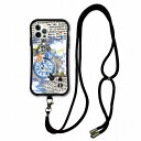 【お買い物マラソン 10%OFFクーポン】 スマホショルダー付 スカラー iPhone16 ケース 耐衝撃 i-coronケース iPhone16e 16Pro 15 14 13 12 スマホケース 全機種対応 スマホカバー scolar 時計 エッフェル塔 オウム トラ scr50282-neck