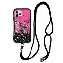 【お買い物マラソン 10%OFFクーポン】 スマホショルダー付 スカラー iPhone16 ケース 耐衝撃 i-coronケース iPhone16e 16Pro 15 14 13 12 スマホケース 全機種対応 スマホカバー scolar 空想の世界のきのこ 星 ローズピンク scr50284-neck