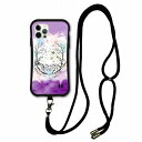 【お買い物マラソン 10%OFFクーポン】 スマホショルダー付 スカラー iPhone14 ケース 耐衝撃 i-coronケース iPhone16e 16 15 SE 第3世代 第2世代 スマホケース 全機種対応 スマホカバー scolar メルヘン 水彩 ライトパープル scr50293-neck