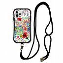【お買い物マラソン 10%OFFクーポン】 スマホショルダー付 スカラー iPhone15 ケース 耐衝撃 i-coronケース iPhone16e 16 15 14 13 12 スマホケース 全機種対応 スマホカバー scolar ウサギ ライオン ネコ 花の水彩画 scr50341-neck