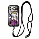 【超ポイントバック祭 10%OFFクーポン】 スマホショルダー付 スカラー iPhone 16e ケース 耐衝撃 i-coronケース iPhone16 15 14 Pro 13 12 Mini スマホケース 全機種対応 スマホカバー scolar オオカミ PUNK ROCK ロゴ scr50436-neck