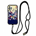 【超ポイントバック祭 10%OFFクーポン】 スマホショルダー付 スカラー iPhone 16e ケース 耐衝撃 i-coronケース iPhone16 15 14 Pro 13 12 Mini スマホケース 全機種対応 スマホカバー scolar ネコ スカラー 花 蝶 メルヘン scr50485-neck