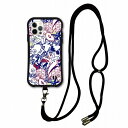 【お買い物マラソン 10%OFFクーポン】 スマホショルダー付 スカラー iPhoneSE 第3世代 第2世代 ケース 耐衝撃 i-coronケース iPhone16e 16 15 14 13 12 スマホケース 全機種対応 スマホカバー scolar 蝶 キノコ ハト アート 総柄 scr50500-neck