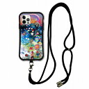 【お買い物マラソン 10%OFFクーポン】 スマホショルダー付 スカラー iPhone15 ケース 耐衝撃 i-coronケース iPhone16e 16 15 14 13 12 スマホケース 全機種対応 スマホカバー scolar ウサギ メルヘン 宇宙柄 おじいさん scr50559-neck