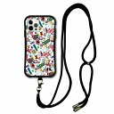 【超ポイントバック祭 10%OFFクーポン】 スマホショルダー付 スカラー iPhone 16e ケース 耐衝撃 i-coronケース iPhone16 15 14 Pro 13 12 Mini スマホケース 全機種対応 スマホカバー scolar ヘビ チョウ フラワー ピストル scr50587-neck