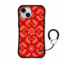 【お買い物マラソン 10%OFFクーポン】 iPhone15 Pro i-coronケース iPhone16 15 Plus 15 Pro Max スマホケース アイフォン 14 13 12 11 XS XR XS Max カバー 全機種対応 耐衝撃 ダマスク柄 レッド かわいい
