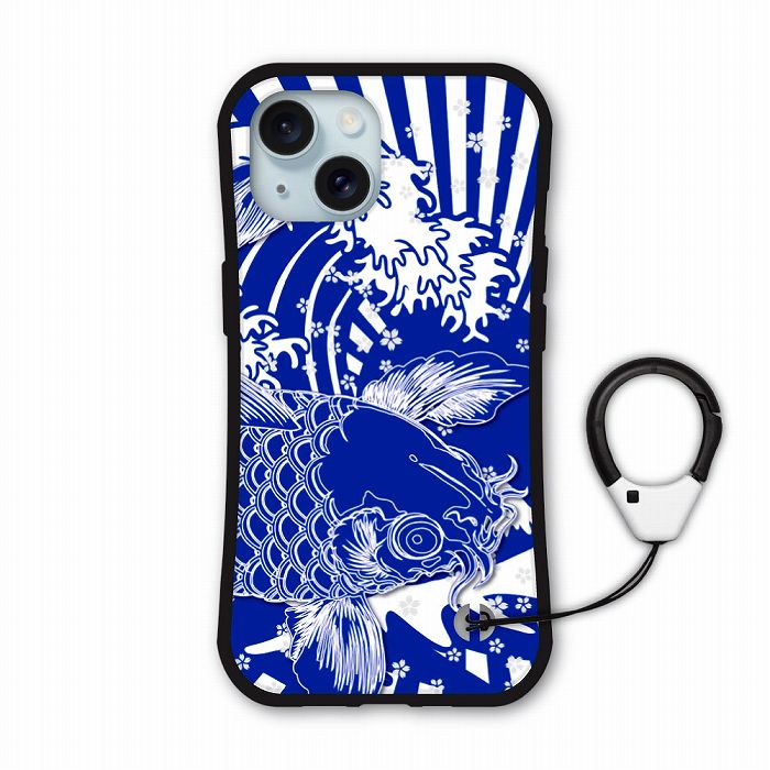 【楽天イーグルス感謝祭 10%OFFクーポン】 iPhone17 Air ケース iPhone17 ケース iPhone 16e 15 14 13 Pro Mini iPhone12 Pro ケース 全機種対応 スマホケース i-coronケース 保護 耐衝撃 スマホカバー 全機種対応 日章旗 鯉 カープ ブルーの商品画像
