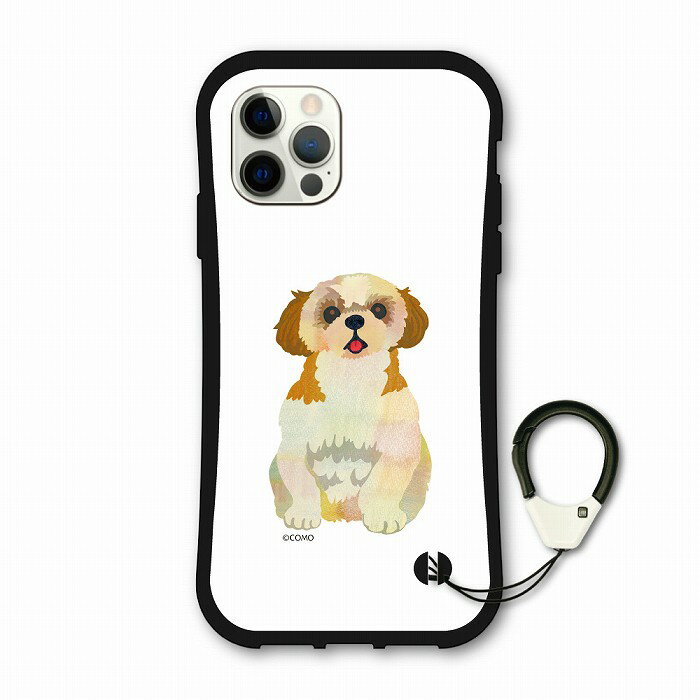 【お買い物マラソン 割引クーポン有】 iPhone14 ケース i-coronケース iPhone14 Pro 14 Plus 14 Pro Max 13 Mini 12 11 XS XR スマホケース TPU 耐衝撃 COMO アニマル カバー シーズー 犬 イヌ わんちゃんのサムネイル