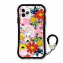【お買い物マラソン 10%OFFクーポン】 スカラー 耐衝撃タイプ iPhone14 ケース 全機種対応 i-coronケース スマホケース iPhone 16e 14Pro 14Plus 14ProMax 13 12 スマホカバー ハードケース scolar スカラコ 蝶 花 ピンク coron-scr50034
