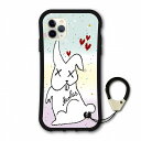 【お買い物マラソン 10%OFFクーポン】 スカラー 耐衝撃タイプ iPhone15 ケース 全機種対応 i-coronケース スマホケース iPhone 16e 16 15Pro 15Plus 15ProMax 14 13 12 スマホカバー ハードケース scolar うさぎ キャラクター ハート coron-scr50172
