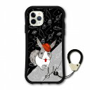 【お買い物マラソン 10%OFFクーポン】 スカラー 耐衝撃タイプ iPhone16 ケース 全機種対応 i-coronケース スマホケース iPhone 16e 16Pro 16Plus 16ProMax 15 14 13 12 スマホカバー ハードケース scolar うさぎ シック ブラックグレー coron-scr50280