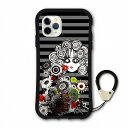 【お買い物マラソン 10%OFFクーポン】 スカラー 耐衝撃タイプ iPhone14 ケース 全機種対応 i-coronケース スマホケース iPhone 16e 14Pro 14Plus 14ProMax 13 12 スマホカバー ハードケース scolar スカラコ フラワー グレー coron-scr50281