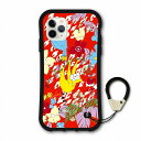 【超ポイントバック祭 10%OFFクーポン】 スカラー 耐衝撃タイプ iPhone14 ケース 全機種対応 i-coronケース スマホケース iPhone 16e 14Pro 14Plus 14ProMax 13 12 スマホカバー ハードケース scolar ヒョウ柄 サルとオウム オレンジ coron-scr50329