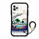 【超~お得 10%OFFクーポン有】 スカラー 耐衝撃タイプ iPhone14 ケース 全機種対応 i-coronケース スマホケース iPhone 16e 14Pro 14Plus 14ProMax 13 12 スマホカバー ハードケース scolar 夜空の線路 もけもけヒツジ ラビル達 coron-scr50342