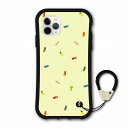 【お買い物マラソン 10%OFFクーポン】 スカラー 耐衝撃タイプ iPhone15 ケース 全機種対応 i-coronケース スマホケース iPhone 16e 16 15Pro 15Plus 15ProMax 14 13 12 スマホカバー ハードケース scolar サンダル 総柄 ライトイエロー coron-scr50445