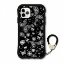 【超~お得 10%OFFクーポン有】 スカラー 耐衝撃タイプ iPhone14 ケース 全機種対応 i-coronケース スマホケース iPhone 16e 14Pro 14Plus 14ProMax 13 12 スマホカバー ハードケース scolar リボン 花 ブラック クール スカラコ coron-scr50494