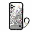 【お買い物マラソン 割引クーポン有】 iPhoneSE 第3世代 第2世代 ケース スカラー 耐衝撃タイプ i-coronケース 全機種対応 スマホケース iPhone16e 16 15 14 13 12 スマホカバー scolar 遊園地 チョウ ギンガムチェック coron-scr50502