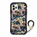 【超ポイントバック祭 10%OFFクーポン】 iPhoneSE 第3世代 第2世代 ケース スカラー 耐衝撃タイプ i-coronケース 全機種対応 スマホケース iPhone16e 16 15 14 13 12 スマホカバー scolar フラワー 花柄 切り取り柄 総柄 coron-scr50585