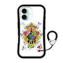 【超ポイントバック祭 10%OFFクーポン】 スカラー デザイン iPhone16 スマホケース 全機種対応 耐衝撃タイプ i-coronケース iPhone16 Pro 16Plus 16ProMax 15 14 13 スマホカバー グリップケース ホワイト 女の子 scr-wh5096