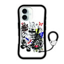 【超~お得 10%OFFクーポン有】 スカラー デザイン iPhone16 スマホケース 全機種対応 耐衝撃タイプ i-coronケース iPhone16 Pro 16Plus 16ProMax 15 14 13 スマホカバー グリップケース ホワイト ネコ チョウ scr-wh5097