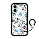 【超~お得 10%OFFクーポン有】 スカラー デザイン iPhone16 スマホケース 全機種対応 耐衝撃タイプ i-coronケース iPhone16 Pro 16Plus 16ProMax 15 14 13 スマホカバー グリップケース ホワイト ネコ イヌ scr-wh5100
