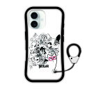【超~お得 10%OFFクーポン有】 スカラー デザイン iPhone16 スマホケース 全機種対応 耐衝撃タイプ i-coronケース iPhone16 Pro 16Plus 16ProMax 15 14 13 スマホカバー グリップケース ホワイト にゃんこ scr-wh5112