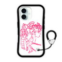 【超~お得 10%OFFクーポン有】 スカラー デザイン iPhone15 スマホケース 全機種対応 耐衝撃タイプ i-coronケース iPhone16 Pro 16Plus 16ProMax 15 14 13 スマホカバー グリップケース ホワイトデザイン scr-wh5117