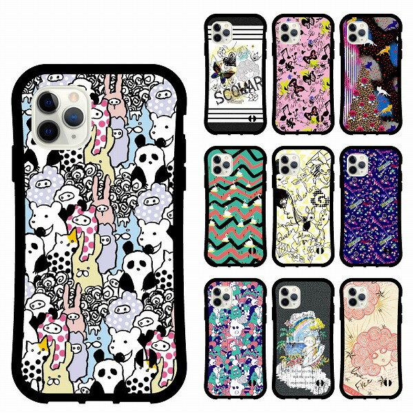 【期間限定 10%OFFクーポン】 iPhone17 ケース スカラー 耐衝撃タイプ i-coronケース 全機種対応 スマホケース iPhone17 Air iPhone 16e 16 Pro 16Plus 15 14 13 12 Mini スマホカバー scolar 一推し パンダと仲間たち