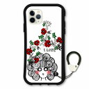 【お買い物マラソン 割引クーポン有】 スカラー デザイン iPhone16 スマホケース 全機種対応 耐衝撃タイプ i-coronケース iPhone16e 16 Pro 16Plus 16ProMax 15 14 13 スマホカバー グリップケース ホワイト スカラーちゃん フラワー scr-wh5003