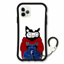 【お買い物マラソン 割引クーポン有】 スカラー デザイン iPhone16 スマホケース 全機種対応 耐衝撃タイプ i-coronケース iPhone16e 16 Pro 16Plus 16ProMax 15 14 13 スマホカバー グリップケース フクミン オーバーオール パーカー scr-wh5035
