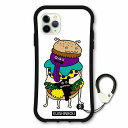 【お買い物マラソン 割引クーポン有】 スカラー デザイン iPhone16 スマホケース 全機種対応 耐衝撃タイプ i-coronケース iPhone16e 16 Pro 16Plus 16ProMax 15 14 13 スマホカバー グリップケース 食いしん坊 モンスター scr-wh5037