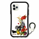 【お買い物マラソン 割引クーポン有】 スカラー デザイン iPhone16 スマホケース 全機種対応 耐衝撃タイプ i-coronケース iPhone16e 16 Pro 16Plus 16ProMax 15 14 13 スマホカバー グリップケース ウサギ ネコ フラワー scr-wh5045