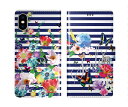 【超ポイントバック祭 10%OFFクーポン】 スカラー Galaxy S25 SC-51F SCG31 手帳型 ギャラクシー S25 Ultra SC-52F SCG32 SCG30 SC-53E SC-51E SC-53D SC-51D スマホカバー 全機種対応 scolar 蝶 花 フラワー ボーダー カラフル ダイアリー