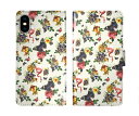 【お買い物マラソン 大特価】 iPhone16 スカラー 手帳型 スマホケース iPhone 16e 16 15 14 13 Mini SE 第3世代 全機種対応 手帳 ScoLar フラミンゴと蝶 フラワー柄 ダイアリー かわいい