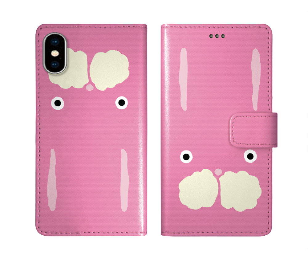 【期間限定 10%OFFクーポン】 スカラー 手帳型 スマホケース iPhone16 ケース iPhone 16e 16 Plus 15 Pro 14 Pro Max 13 Mini スマホカバー 全機種対応 手帳 ScoLar ラビル 顔アップ ピンク キャラクター ダイアリー