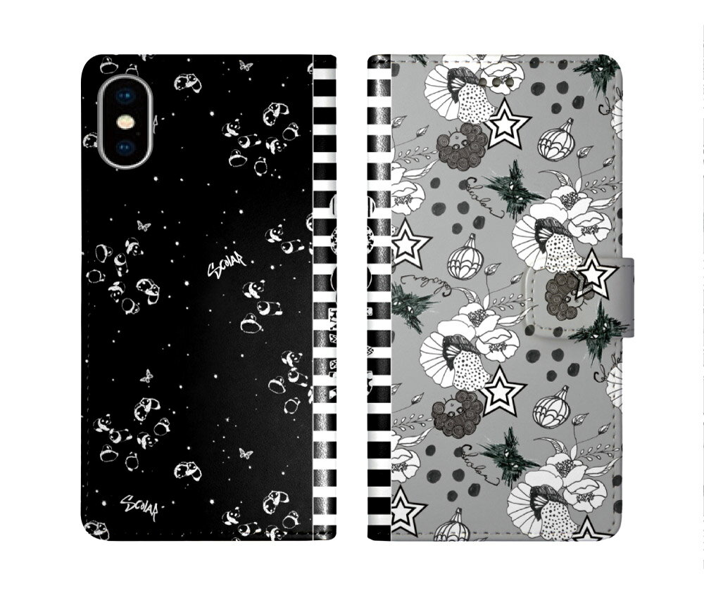 【期間限定 10%OFFクーポン】 スカラー 手帳型 スマホケース iPhone16 ケース iPhone 16e 16 Plus 15 Pro 14 Pro Max 13 Mini スマホカバー 全機種対応 手帳 ScoLar フラワー スター スカラコ バルーン ダイアリー