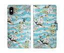【超ポイントバック祭 10%OFFクーポン】 スカラー 手帳型 スマホケース iPhone16 ケース iPhone 16e 16 15 14 13 12 11 SE第3世代 スマホカバー 全機種対応 手帳 ScoLar クジラ サカナ クラゲ フラワー 海中 ダイアリー