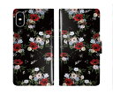 【お買い物マラソン 大特価】 iPhoneSE 第3世代 第2世代 スカラー 手帳型 スマホケース iPhone 16e 16 15 14 13 12 11 Pro XS XR 全機種対応 手帳 ScoLar フラワー チョウ ブラック総柄 ダイアリー かわいい