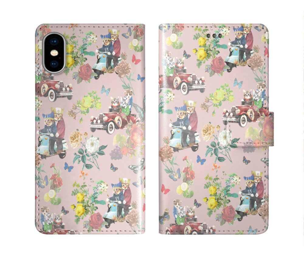 【期間限定 10%OFFクーポン】 スカラー 手帳型 スマホケース iPhone16 ケース iPhone 16e 16 Plus 15 Pro 14 Pro Max 13 Mini スマホカバー 全機種対応 手帳 ScoLar ネコ チョウ クラシックカー スクーター かわいい