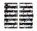 【お買い物マラソン 大特価】 スカラー 手帳型 スマホケース iPhone16 ケース iPhone 16e 16 15 14 13 12 11 SE第3世代 スマホカバー 全機種対応 手帳 ScoLar 宇宙 ロケット 火星 木星 土星 ボーダー かわいい
