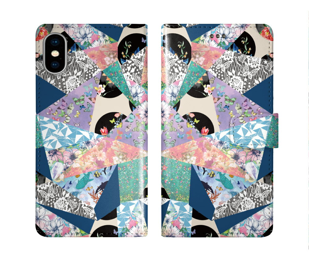 【期間限定 10%OFFクーポン】 スカラー 手帳型 スマホケース iPhone16 ケース iPhone 16e 16 Plus 15 Pro 14 Pro Max 13 Mini スマホカバー 全機種対応 手帳 ScoLar フラワー チョウ 切り取り柄 かわいい