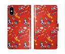 【お買い物マラソン 大特価】 iPhone16 スカラー 手帳型 スマホケース iPhone 16e 16 15 14 13 Mini SE 第3世代 全機種対応 手帳 ScoLar トランペット ネコ ウマ 星座 オレンジ柄 かわいい