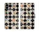 【お買い物マラソン 大特価】 iPhone16 スカラー 手帳型 スマホケース iPhone 16e 16 15 14 13 Mini SE 第3世代 全機種対応 手帳 ScoLar ウサギ ネコ クマ ハーリキンチェック風 かわいい