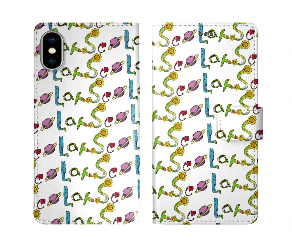 【期間限定 10%OFFクーポン】 スカラー 手帳型 スマホケース iPhone16 ケース iPhone 16e 16 Plus 15 Pro 14 Pro Max 13 Mini スマホカバー 全機種対応 手帳 ScoLar カラフル 土星 キャラクター