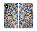 【お買い物マラソン 大特価】 iPhone16 スカラー 手帳型 スマホケース iPhone 16e 16 15 14 13 Mini SE 第3世代 全機種対応 手帳 ScoLar ネイビー 花柄 フラワー カラフル